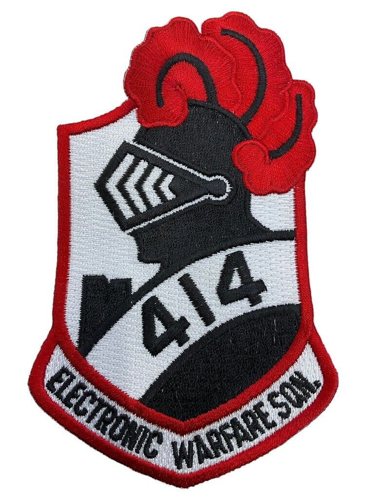 Canadian Forces RCAF 414 Squadron Electronic Warfare Colour Crest Patch ...