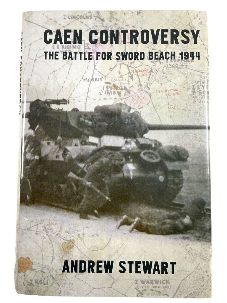 WW2 British Caen Controversy Battle for Sword Beach 1944 HC Reference Book