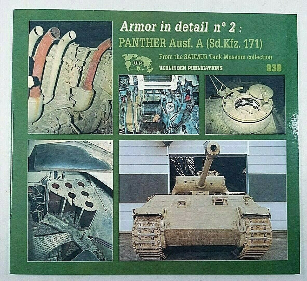 WW2 German Panther Tank SDKFZ 171 Armor in Detail No 2 Reference Book