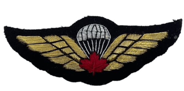 Canadian Forces Bullion Airborne Para Red Leaf Jump Wing 2