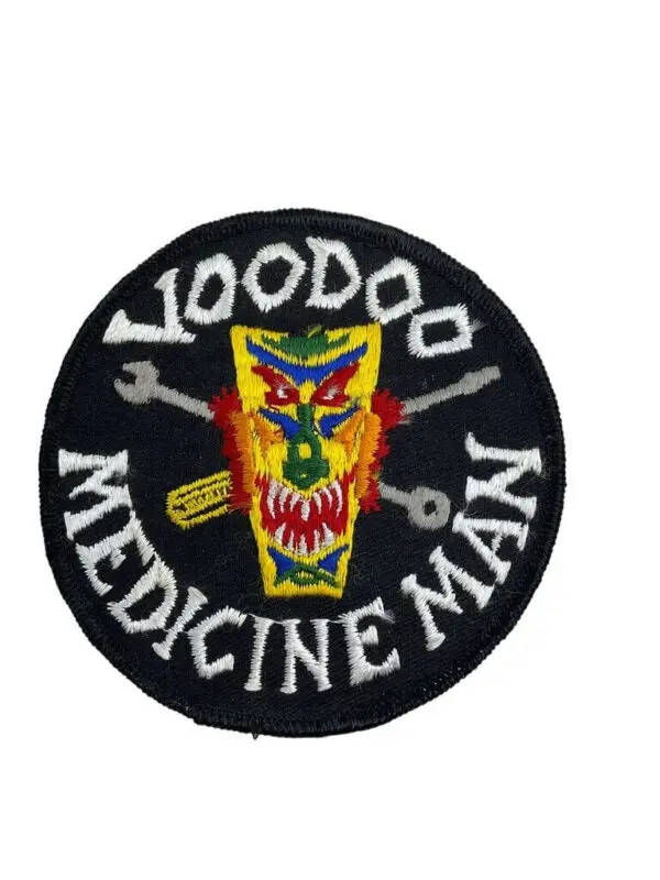 Canadian RCAF Voodoo Medicine Man Squadron Patch Vintage
