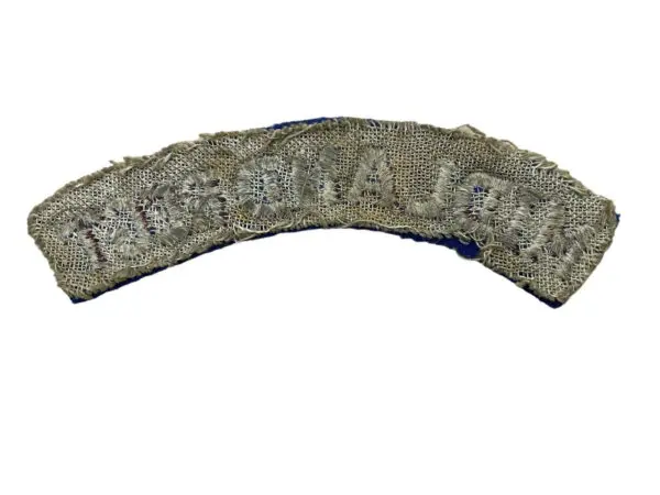 WW2 Canadian Midland Regiment Cloth Shoulder Title Insignia Single