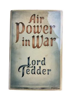 WW2 British Air Power in War Lord Tedder Hardcover Reference Book