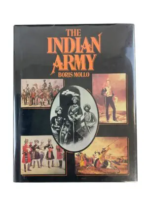 WW2 British The Indian Army Boris Mollo Hardcover Reference Book