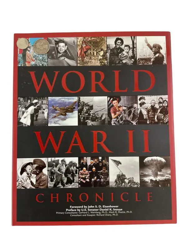 WW2 US British German World War 2 Chronicle Hardcover Reference Book