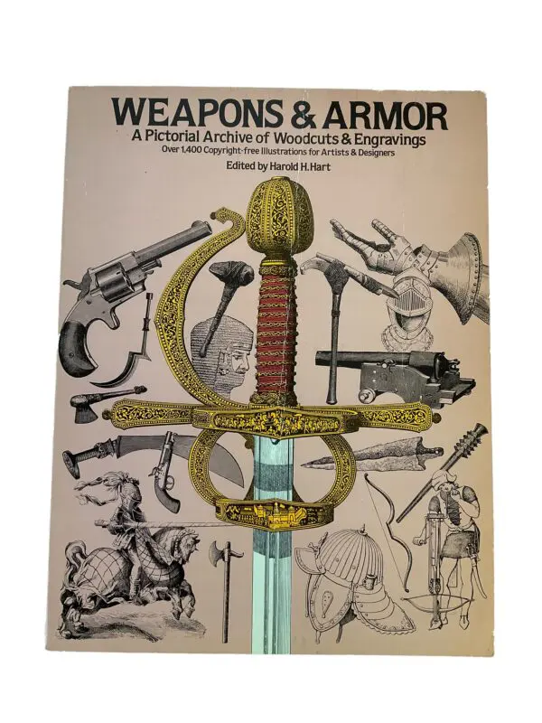 British German French Weapons & Armor Woodcuts & Engraving Reference Book