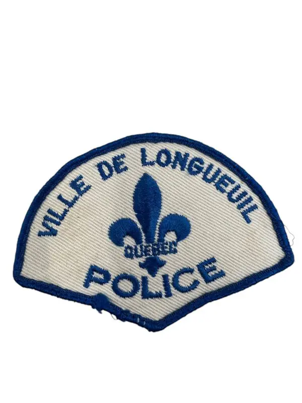 Canadian Quebec Ville De Longueuil Police Patch