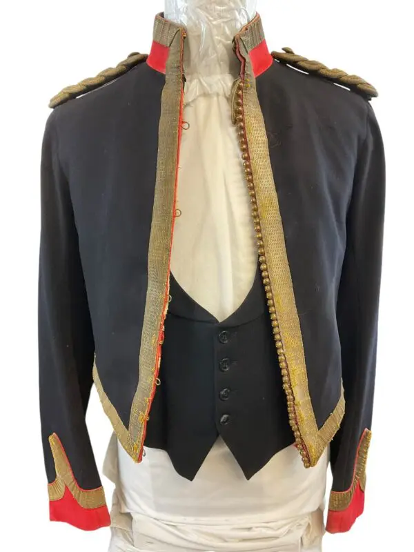 British 12th Lancers Officers Mess Kit with Vest