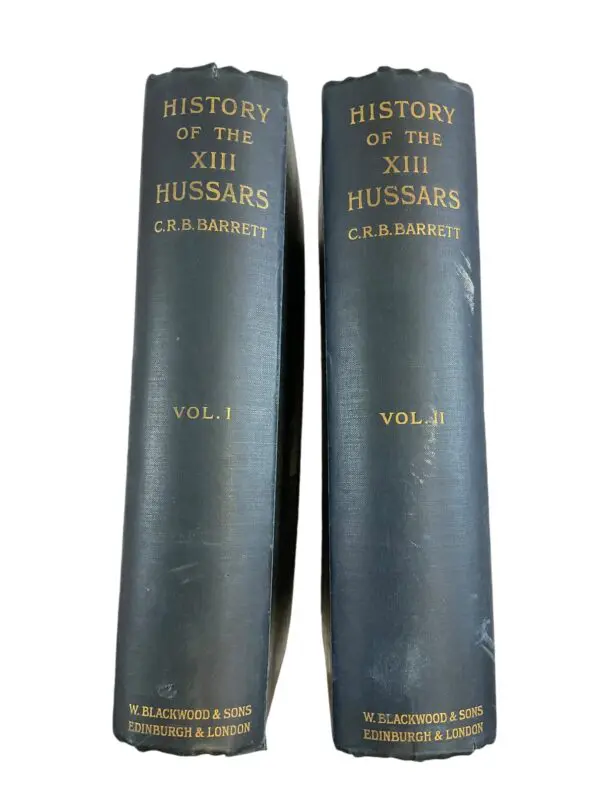 Pre WW1 British History 13th Hussars Regimental History 2 Volumes Reference Book