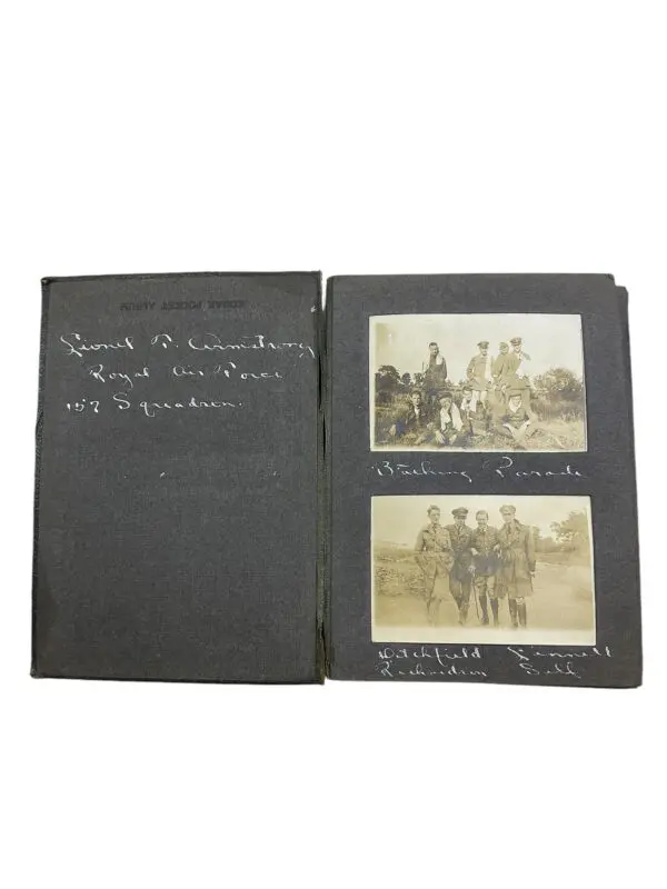 WW1 British Royal Air Force 157 Squadron Photo Album with 23 Photos