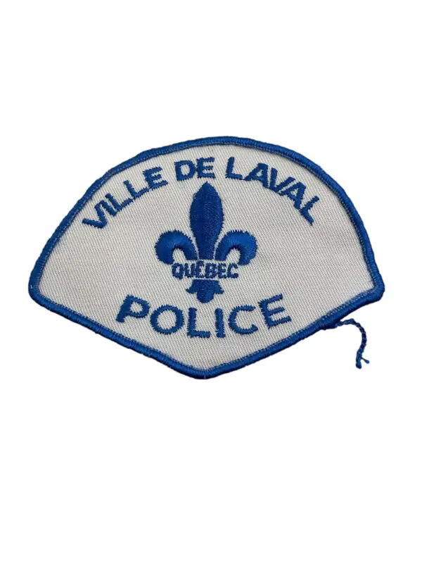 Canadian Quebec Ville De Laval Police Patch