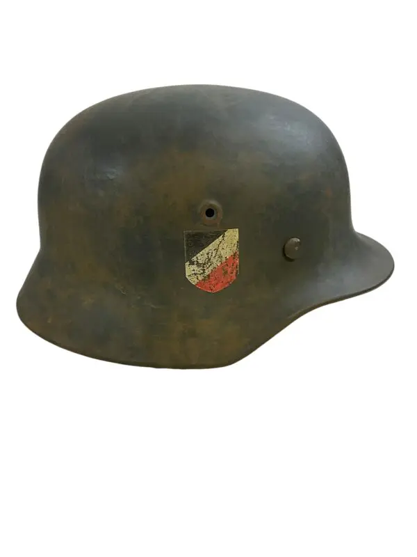 WW2 German M40 Steel Helmet Q66 RESTORED FAKE