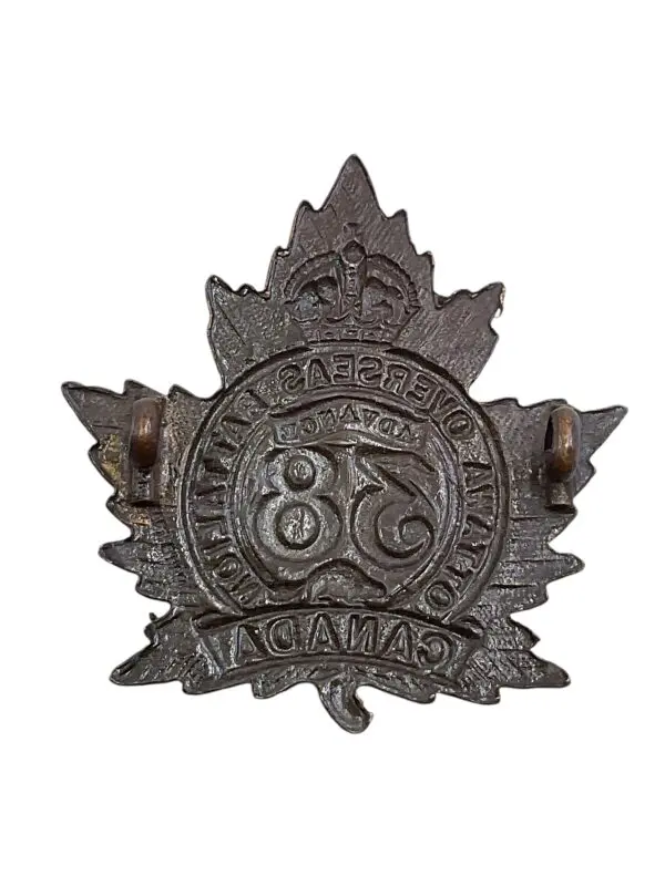 WW1 Canadian CEF 38th Battalion Cap Badge