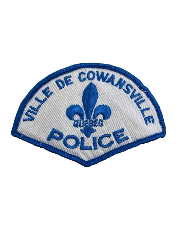 Canadian Quebec Ville De Cowansville Police Patch