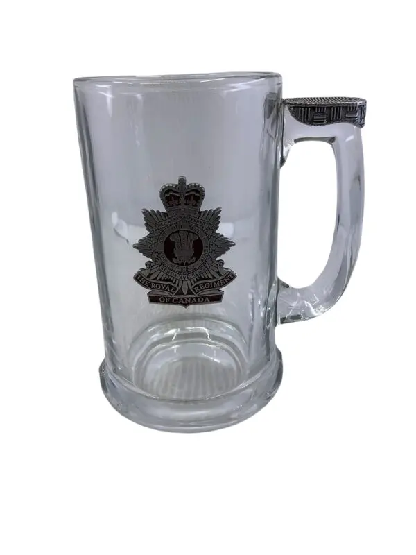 Canadian Royal Regiment of Canada Glass Beer Mug