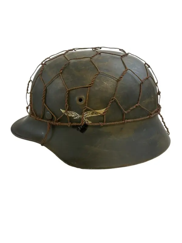 WW2 German M40 Steel Helmet Q64 RESTORED FAKE