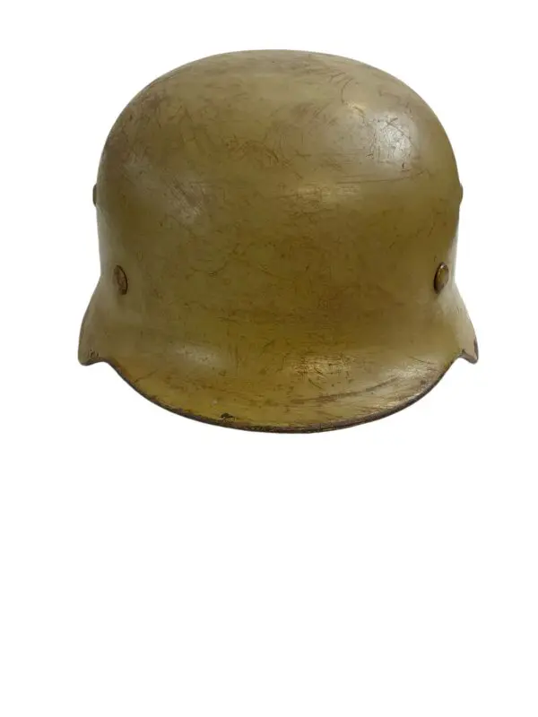 WW2 German M35 Steel Helmet Q68 RESTORED FAKE