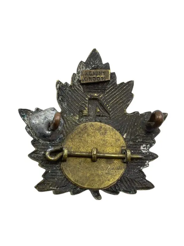 WW1 Canadian CEF 4th Railway Troops CRT Cap Badge