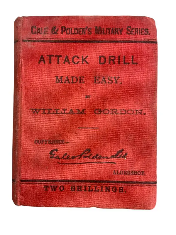 Victorian British Attack Drill Made Easy 1893 Soldiers Manual Reference Book