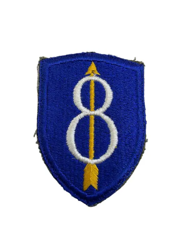 WW2 US Army 8th Infantry Division SSI Shoulder Sleeve Insignia Patch