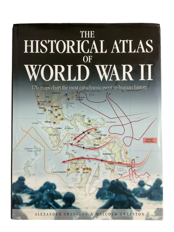 US British German Canadian Historical Atlas Of WW2 Reference Book