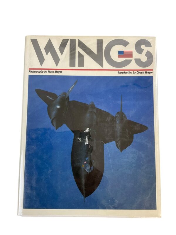 US USAF Wings Intro by Chuck Yeager Hardcover Reference Book