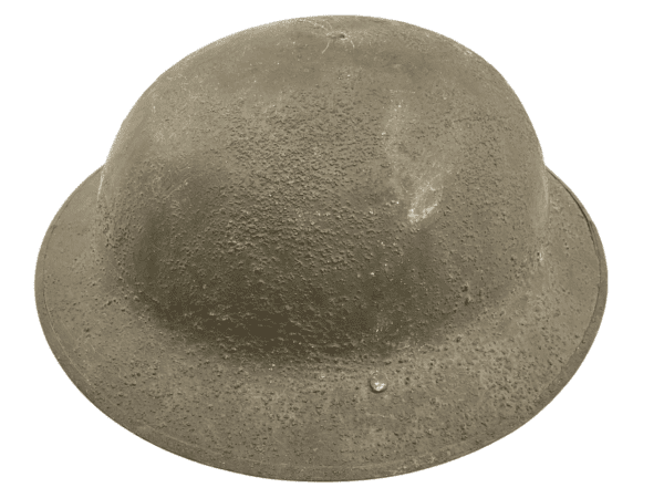 WW1 US AEF 5th Division Marked British Made Combat Helmet w/ Liner & Chinstrap