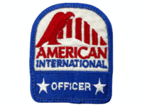 US American International Officer Police Patch