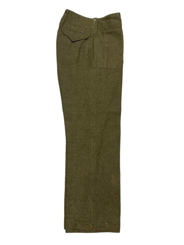 WW2 Canadian Army Battle Dress Pants Trousers Size 7 1945 Dated Named