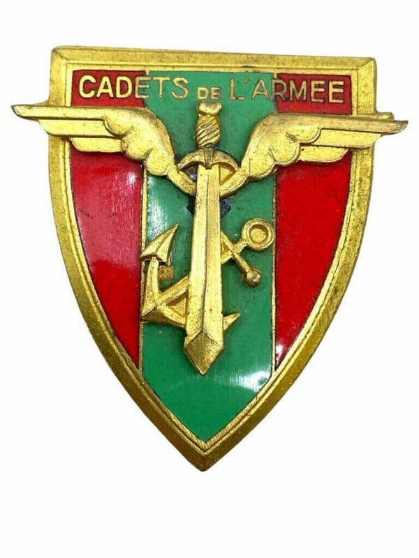 French France Cadets De L'Armee Army Badge Insignia