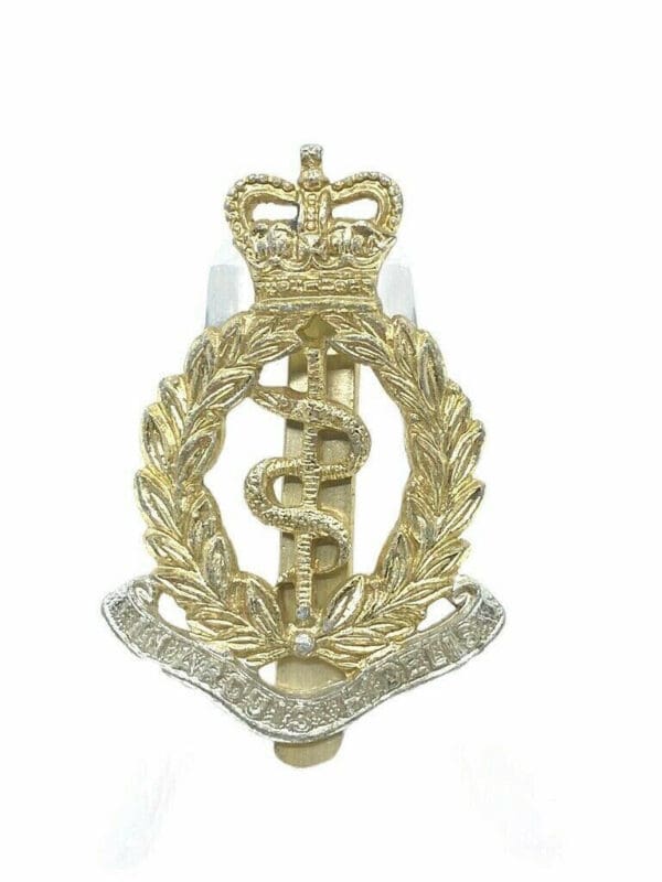 British Army RAMC Royal Army Medical Corps Staybrite Cap Badge