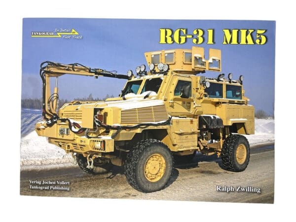 US Army RG-31 Mk5 Nyala MMPV Mine Resistant Vehicle Soft Cover Reference Book