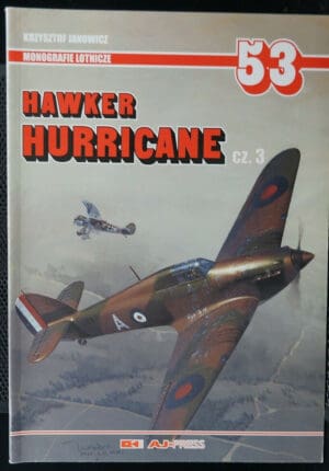 WW2 British RAF Hawker Hurricane Vol 3 Polish Text Reference Book