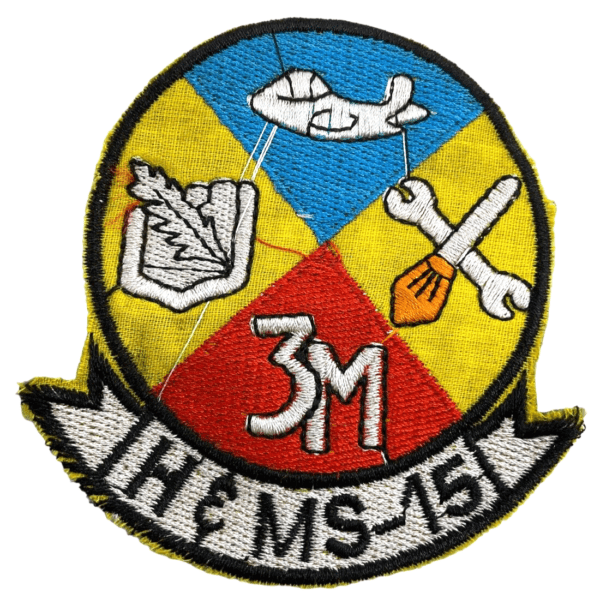 Vietnam War US USMC H&MS-15 Headquarters and Maintenance Squadron Patch