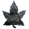 WW1 Canadian CEF 33rd Battalion Collar Insignia Single