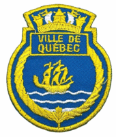 Royal Canadian Navy HMCS Ville De Quebec Ships Crest Patch 2