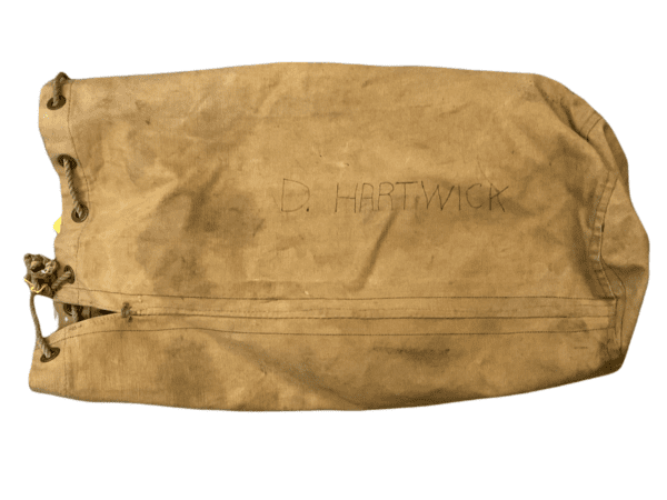 WW1 Canadian CEF 1918 Dated Duffle Bag Named Hartwick