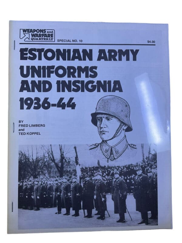 WW2 German Estonian Army Uniforms Insignia Richard Landwehr SC Reference Book