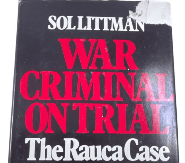 WW2 German Canadian War Criminal on Trial The Rauca Case HC Reference Book