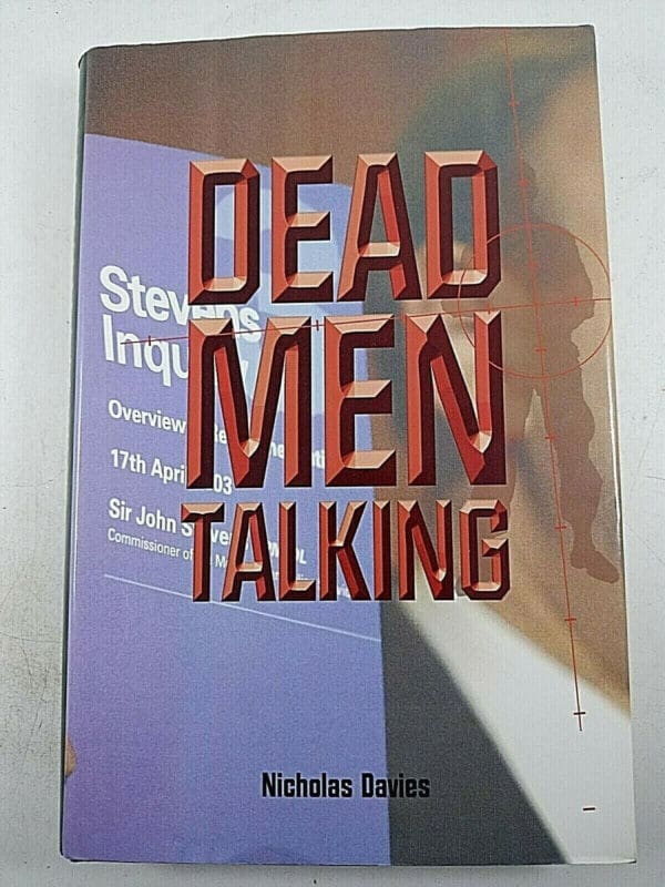 British Irish Troubles Dead Men Talking Reference Book