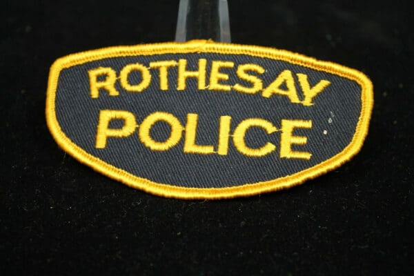 Canadian Rothesay Police Patch