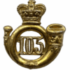 Victorian British Militia 105th Rifle Regiment Single Collar