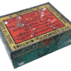 Victorian French US Paris Made 6mm Tin EMPTY 3 x 2.5 x 1.5 Inch - Image 2