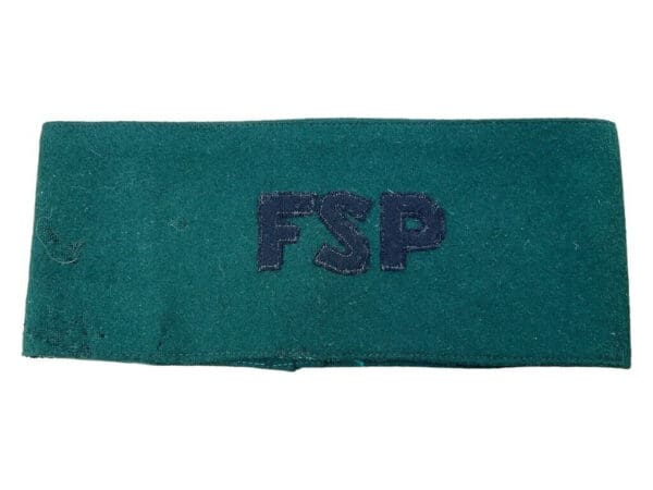 WW2 British FSP Field Security Police Brassard Armband