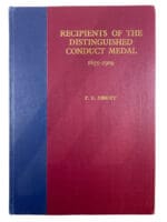 British Recipients of the Distinguished Conduct Medal Hardcover Reference Book