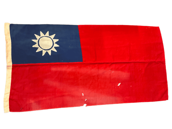 WW2 China Chinese Nationalist Multi Piece Cotton Flag 68 x 35 Inches