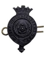 WW1 British BEF Duke Of Lancaster's Own Officers Bronze Collar Badge