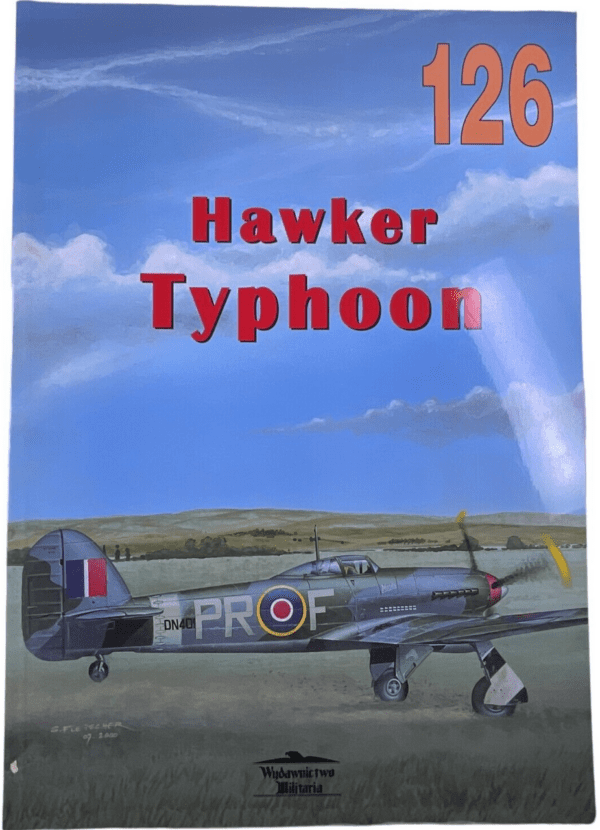 WW2 British RAF Hawker Typhoon No 126 POLISH TEXT Softcover Reference Book