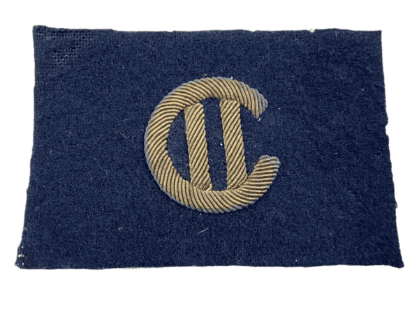 WW1 Canadian CEF Officers 2nd Division Bullion Embroidered Sleeve Patch SINGLE