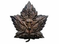 WW1 Canadian CEF 231st Battalion Collar Insignia Single